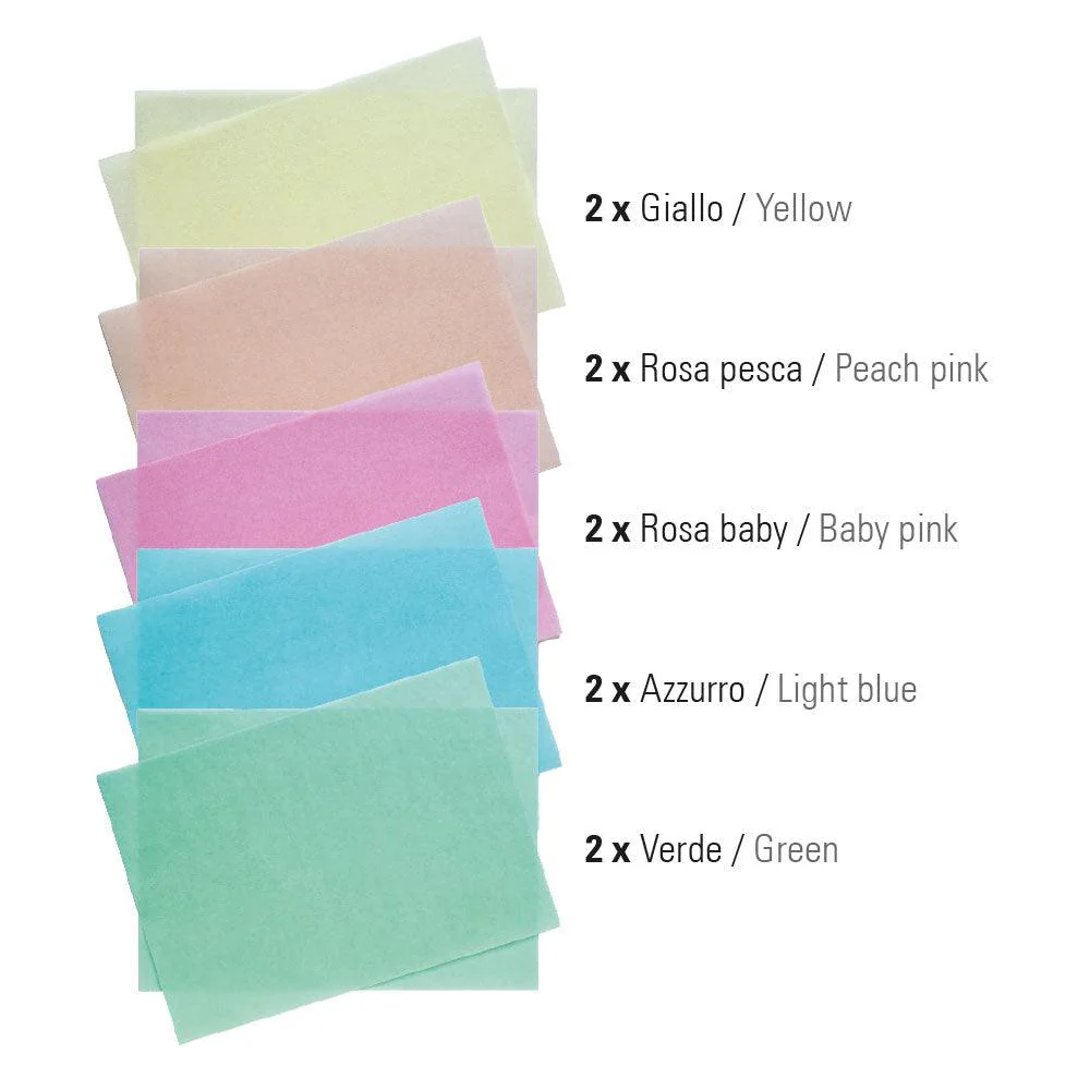 10 Feuilles Azyme Fines A4 Colorées – Image 5