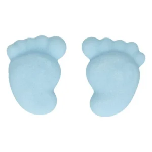 16 Pieds de Bébé en sucre - Bleu
