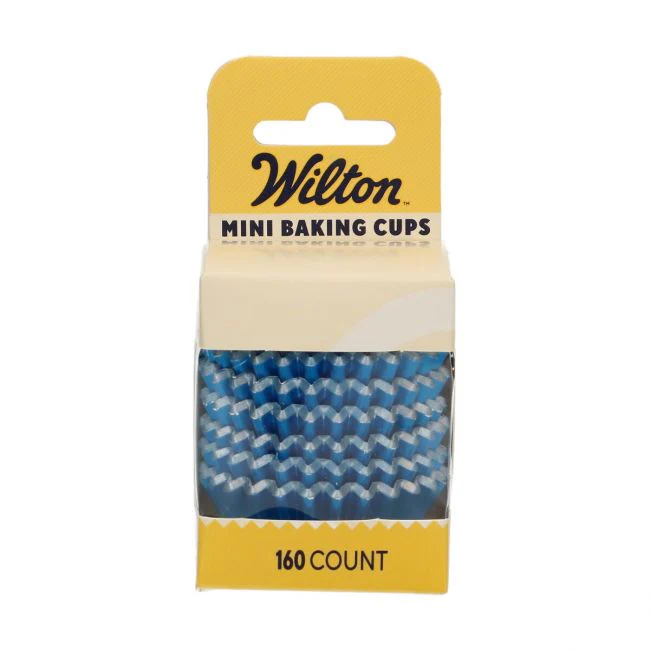 160 Mini Caissettes - Bleu