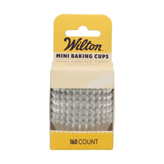 160 Mini Caissettes - Silver