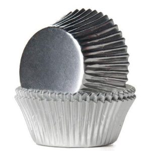 24 Caissettes à Cupcake Argentées