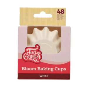 48 Caissettes à Cupcake Bloom - White Style