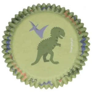 48 Caissettes à Cupcake Dinosaures