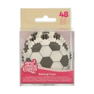 48 Caissettes à Cupcake Football