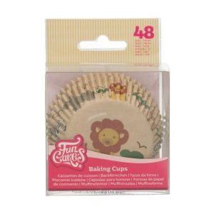 48 Caissettes à Cupcake Safari