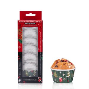 50 Caissettes de Cuisson – Arbre de Noël