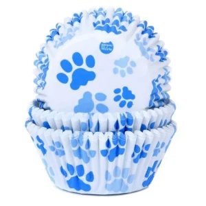 50 Caissettes Paw Blue