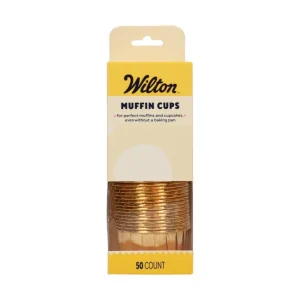 50 Muffin Cups - Or