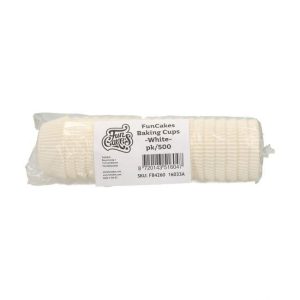 500 MINI Caissettes à Cupcake Blanches