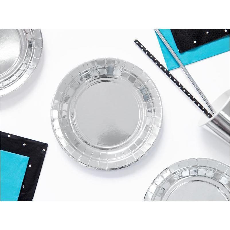 6 Assiettes Silver 18cm – Image 3