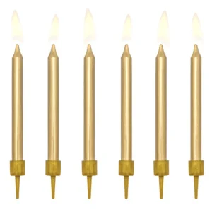6 Bougies - PartyDéco - Variantes disponibles