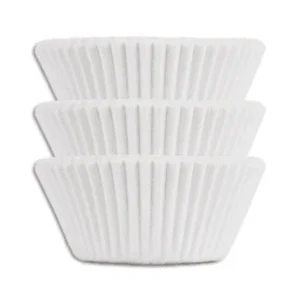 60 Mini Caissettes à Cupcakes Blanches