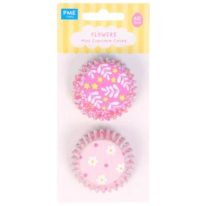 60 Mini Caissettes Fleurs