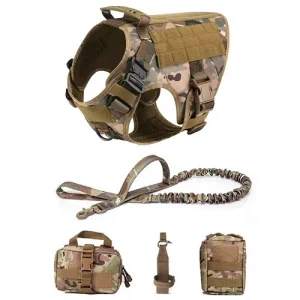 Harnais chien militaire