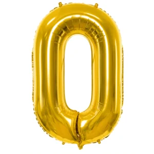 Ballon Chiffre Gold XXL - 86 cm