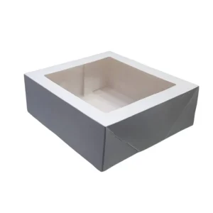 Boîte à Gâteau avec Fenêtre – 35 × 35 × 9,5 cm