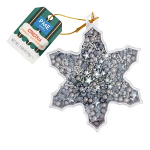 Christmas Décorations Comestibles - Flocon d'Argent