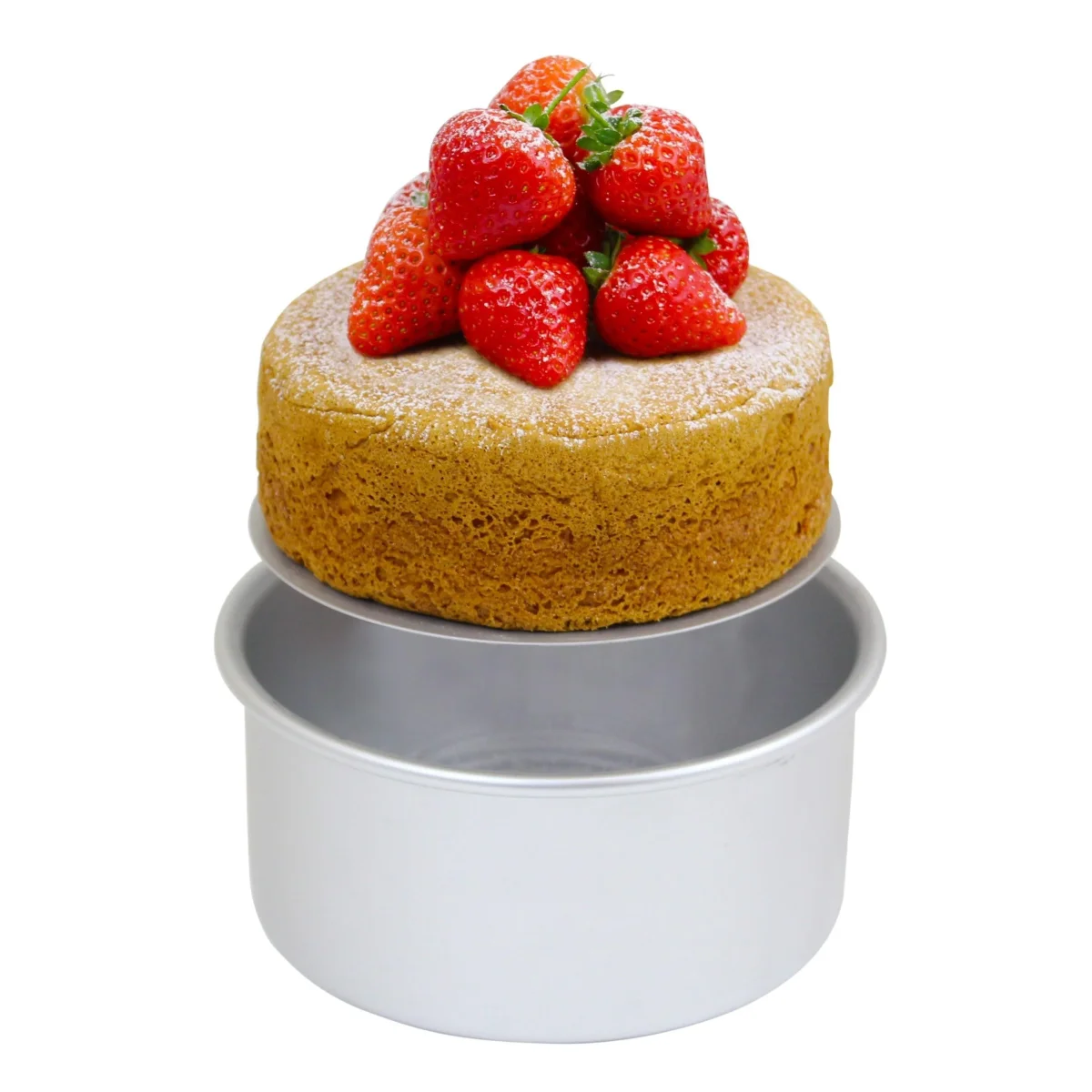 Moule Rond à Fond Amovible - Hauteur 7,5cm - Choisir le diamètre