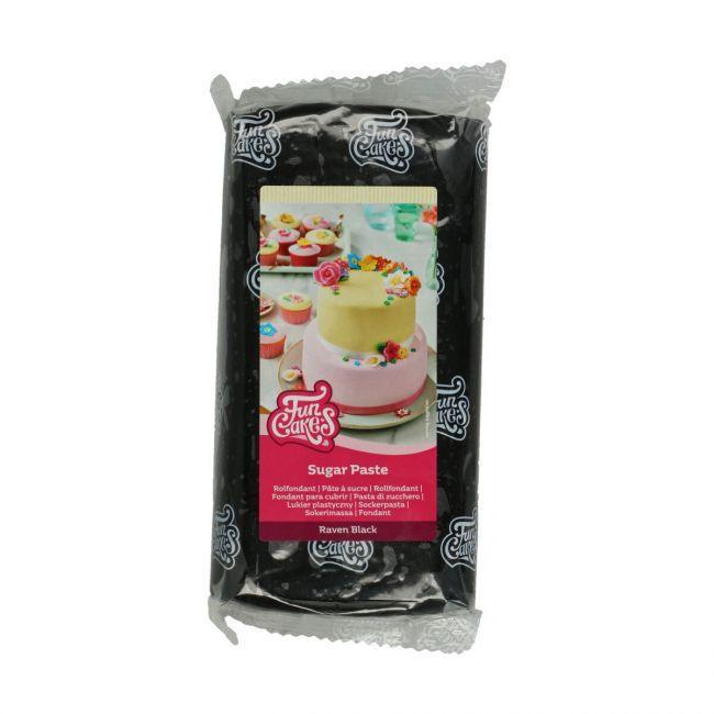 Pâte à sucre - Noir 1kg