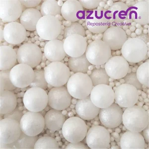 Perles de Sucre Blanches - 1,5 & 7 mm - 1 kg