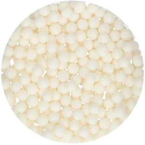 Perles en sucre Large - Blanc