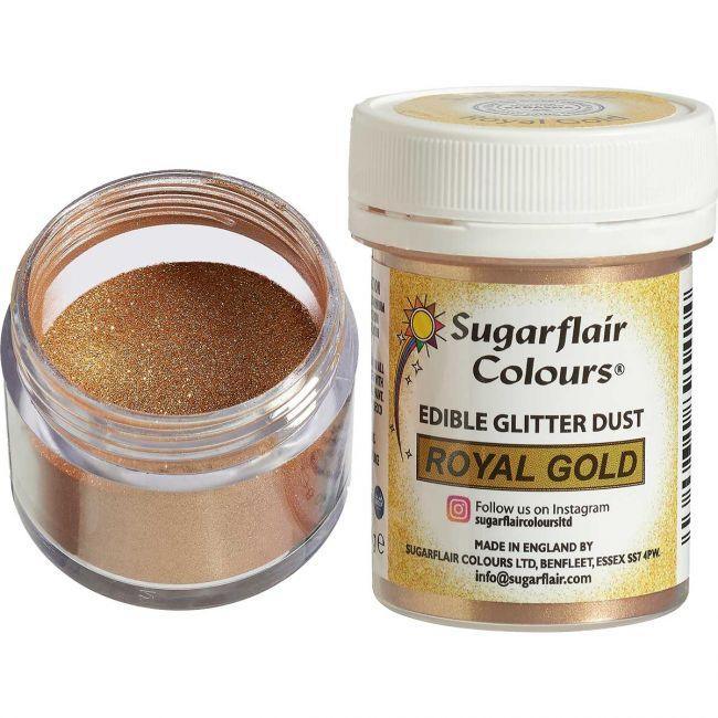 Poudre Alimentaire Scintillante Royal Gold