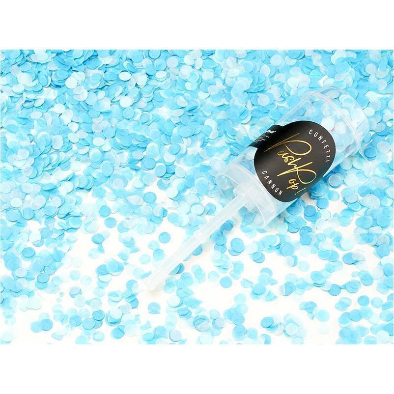 Push Pop Confettis Blue & Mint