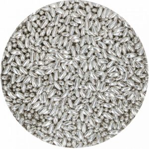 Rice Rods - Metallic Silver