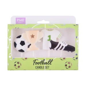 Set de 4 Bougies - Thème Football