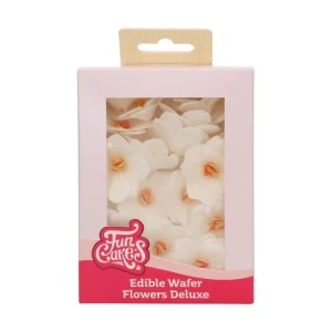 Set/18 Fleurs Comestibles Hortensias Blanches
