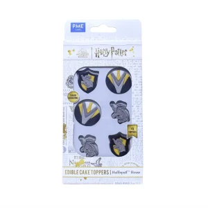 Set/6 Décorations Comestibles Hufflepuff