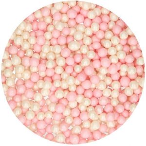 Soft Pearls - Rose & Blanc