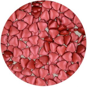 Sprinkles Coeurs Bordeaux - 80g