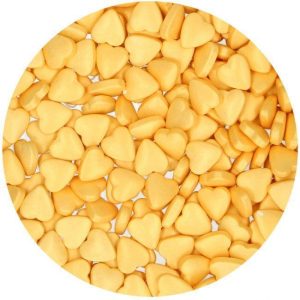 Sprinkles Coeurs Dorés - 80g