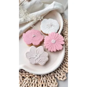 Tampon 3D + Cutter - Elegant Flower (choisir le modèle)